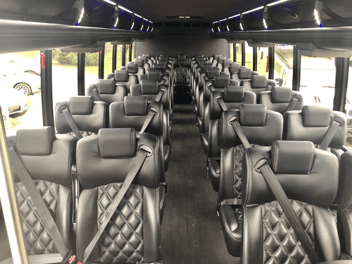 Chapel Hill motorcoach interior