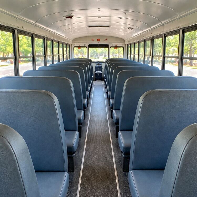Fayetteville School bus inside