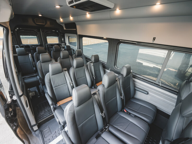 Huntersville sprinter van inside