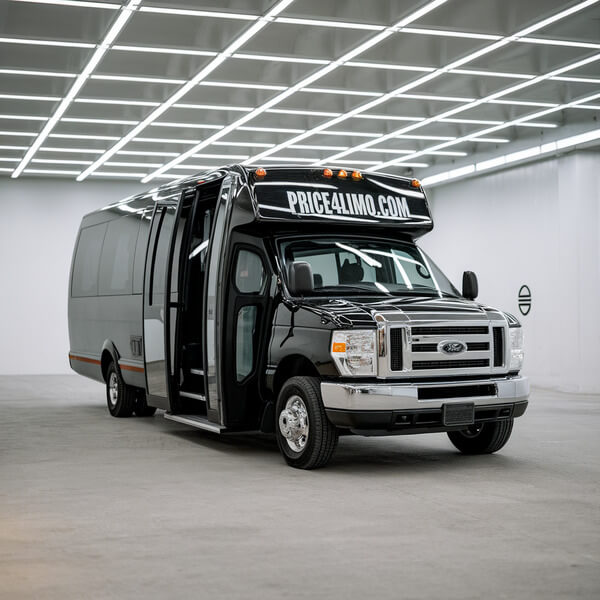 Black 15 Passenger Minibus