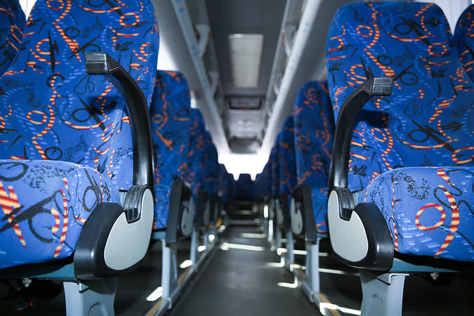 47-56 Passenger Charter Buses interior