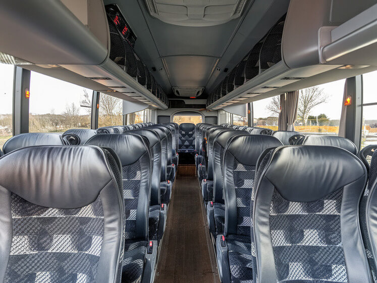 50 Passenger Charter Buses Interior Fort Lauderdale