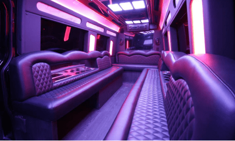 mercedes sprinter limos interior doral