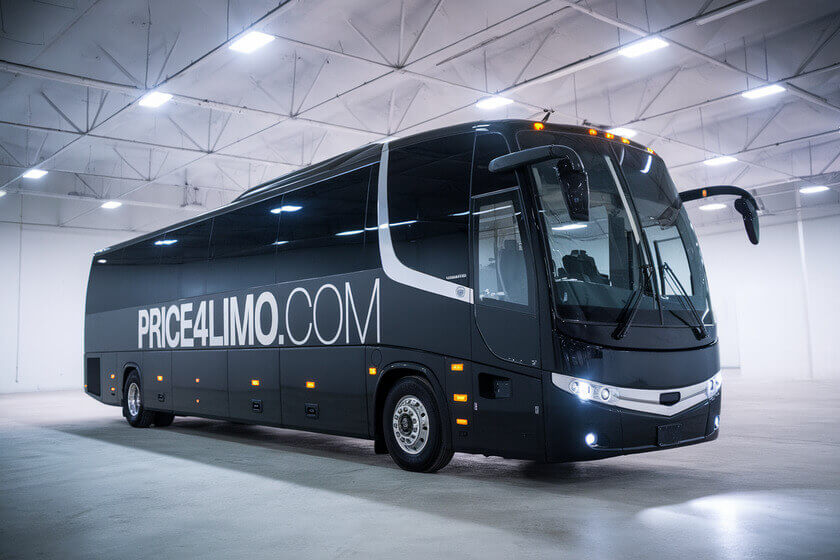 price4limo black 50 passenger party bus rental waco