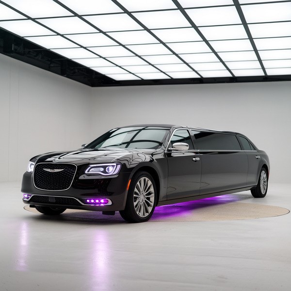 price4limo black Chrysler 300 limo rental doral
