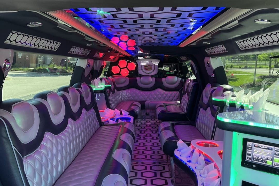price4limo escalade limo interior mckinney