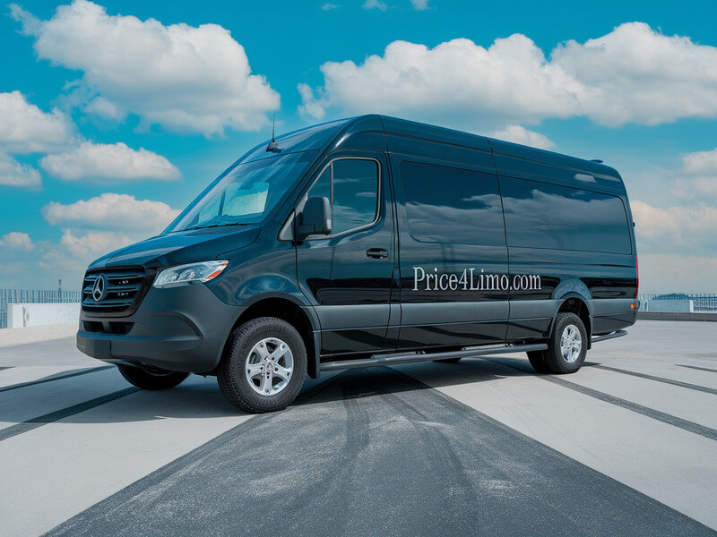 price 4 limo 13 passenger mercedes sprinter bus