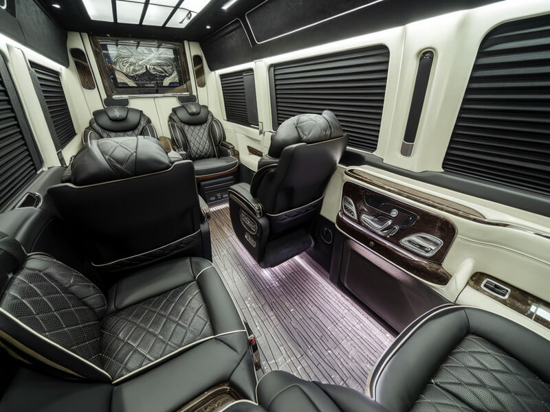price 4 limo 6 8 passenger mercedes benz sprinter van ceo seating