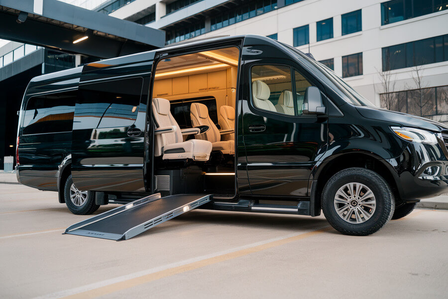 price 4 limo ada accessible mercedes sprinter van