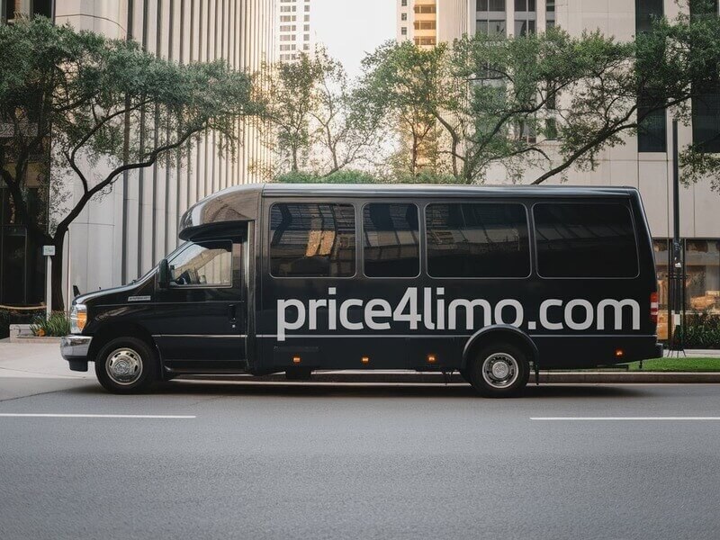 Price 4 Limo Black 20 Passenger Party Bus