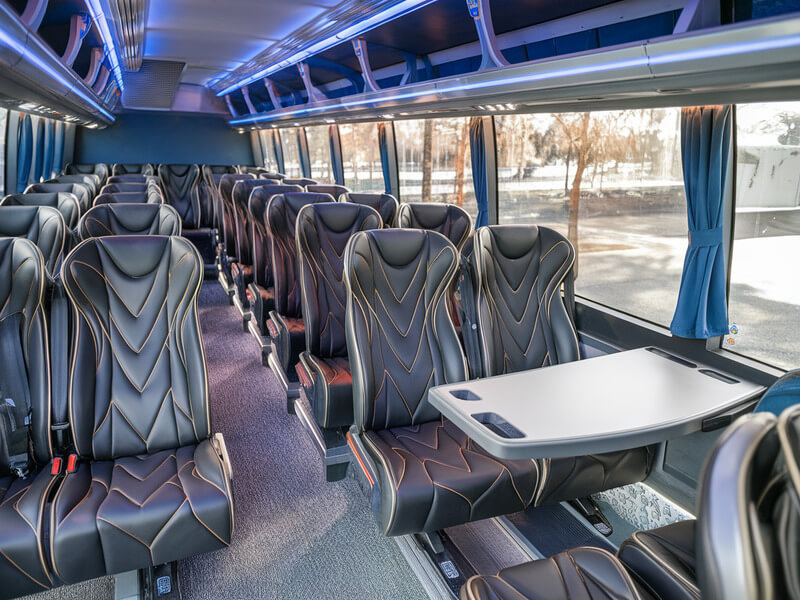 20 Passenger Van Rental Amenities