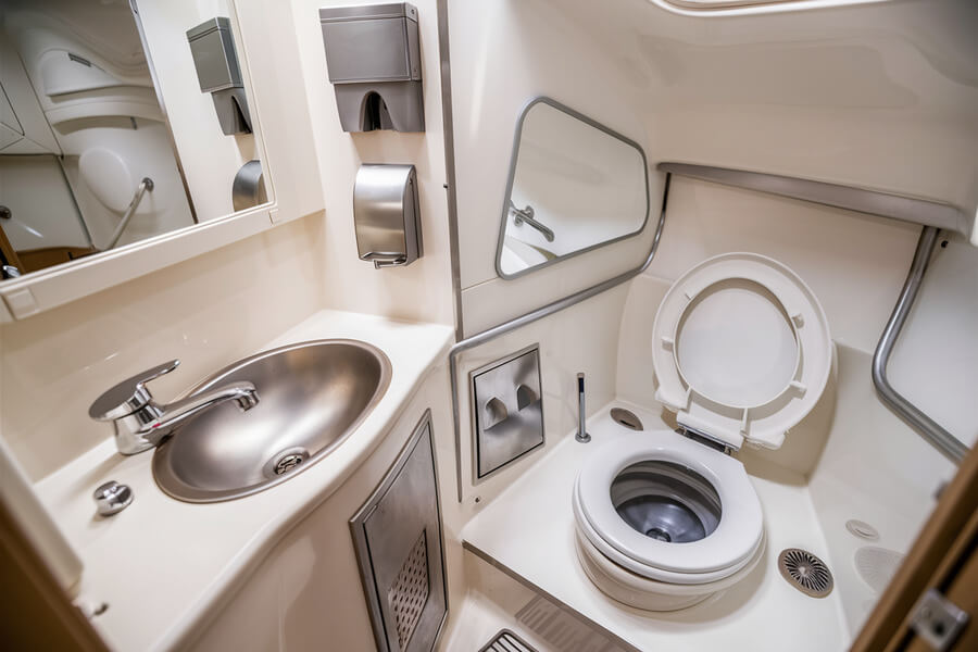 Price4limo 35 Passenger Minibus Restroom