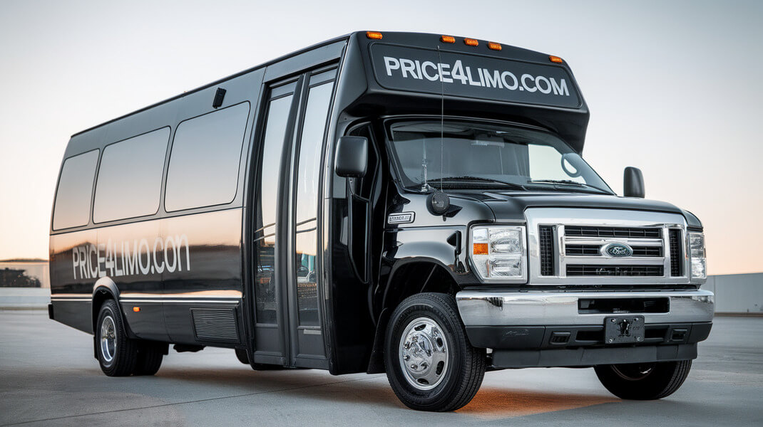 Price4limo Black 20 Passenger Minibus