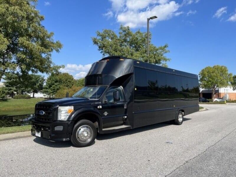 Price4limo Black 30 Passenger Party Bus