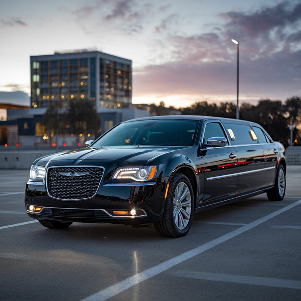 Price4limo Black Chrysler 300 Limousine