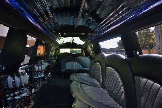 Price4limo Ford Excursion Limo Interior