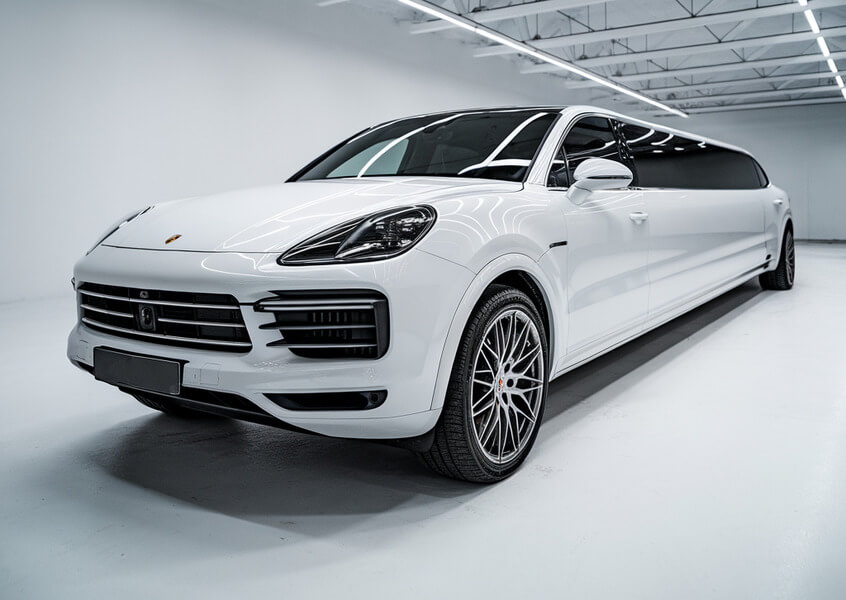 Price4limo White Porsche Limo